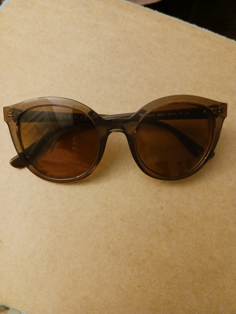 Vogue Eyewear VO5427S Retro Brown Translucent Good Condition